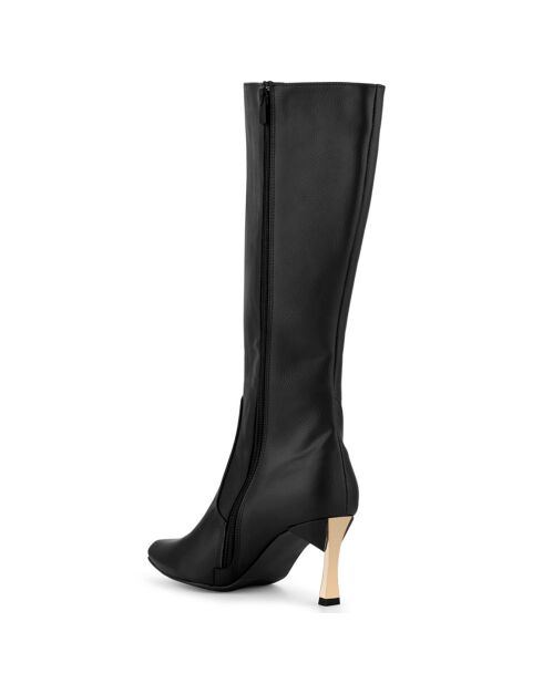 Bottes Alis noires - Talon 7,5 cm
