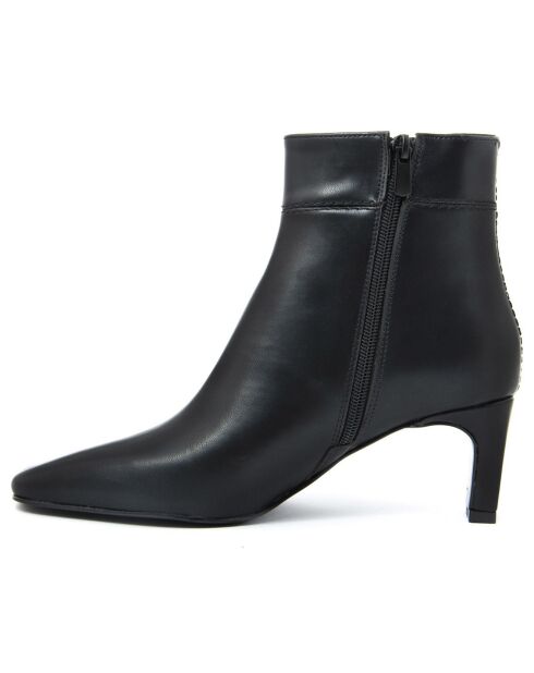 Bottines Katell noires - Talon 7 cm