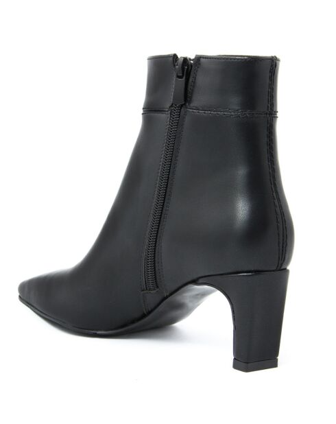 Bottines Katell noires - Talon 7 cm