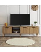 Meuble TV Exxen chêne - 180x53x35 cm