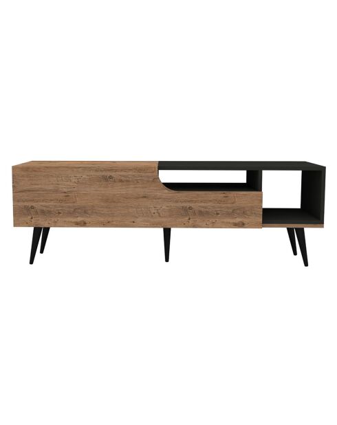 Meuble TV Alba  pin atlantique - 49.6x150x29.6 cm