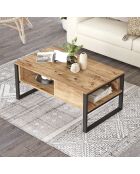 Table basse ML34 pin atlantique - 100x44.4x59.7 cm