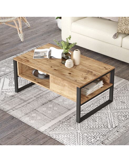 ML34 Couchtisch aus Atlantischer Kiefer - 100x44,4x59,7 cm
