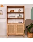 Bibliothèque Hazeran chêne - 40x90x110 cm