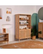 Bibliothèque Hazeran chêne - 40x90x110 cm