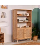 Bibliothèque Hazeran chêne - 40x90x110 cm