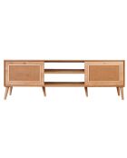 Meuble TV Jüt chêne - 180x55x41 cm