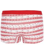 Boxer Joah rouge/blanc