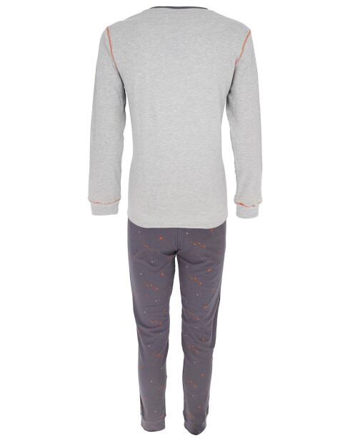 Pyjama manches longues & Pantalon Ilann gris