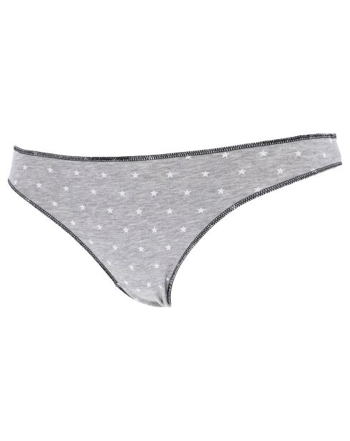 3 Culottes Salomé noir/blanc/gris