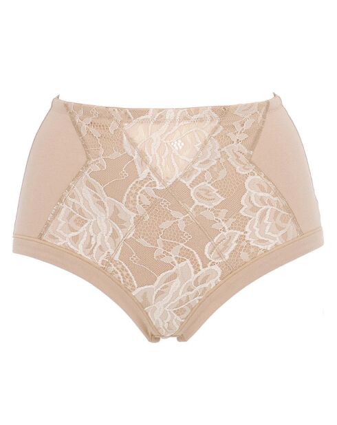 Culotte haute Fahra beige