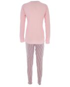 Pyjama manches longues & Pantalon Vittoria rose