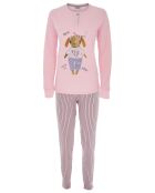 Pyjama manches longues & Pantalon Vittoria rose