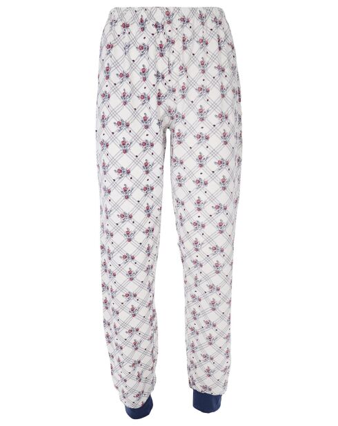 Pyjama manches longues & Pantalon Catherine bleu