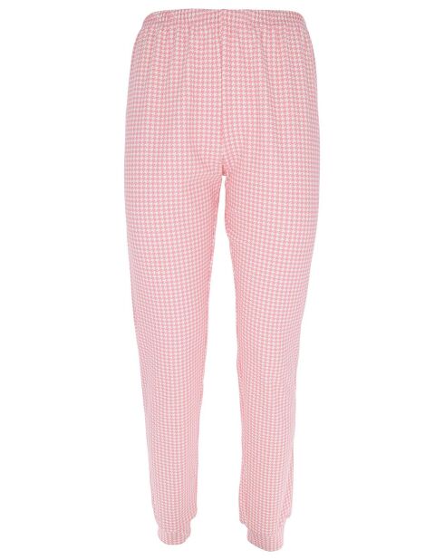 Pyjama manches longues & Pantalon Anaé gris/rose