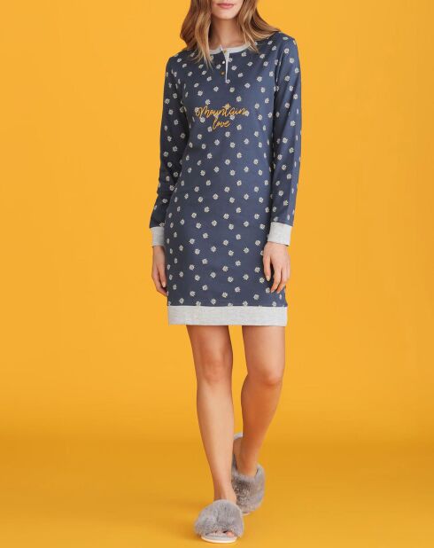 Robe de nuit Bao bleue