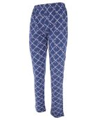 Pyjama manches longues & Pantalon Eloïne lilas/bleu