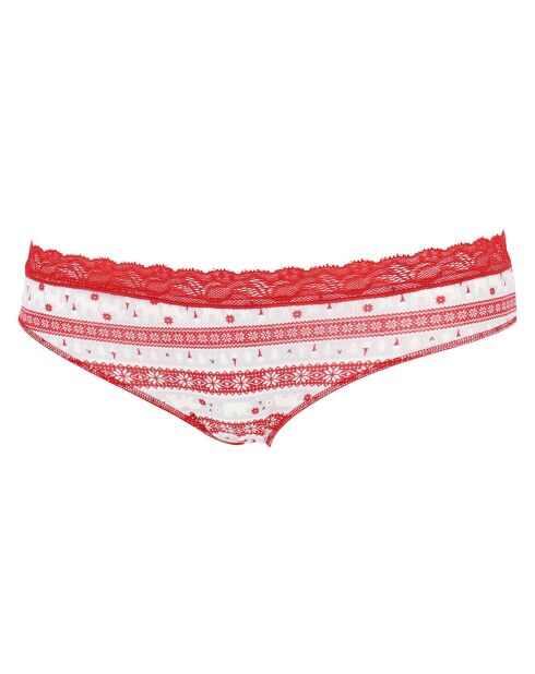 Culotte Joyce rouge/blanc