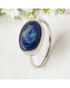 Bague Aimé Lapis en laiton