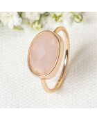 Bague Lisa Quartz en laiton doré