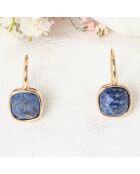 Boucles d'oreilles Ella Lapis en laiton doré