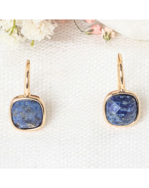 Boucles d'oreilles Ella Lapis en laiton doré