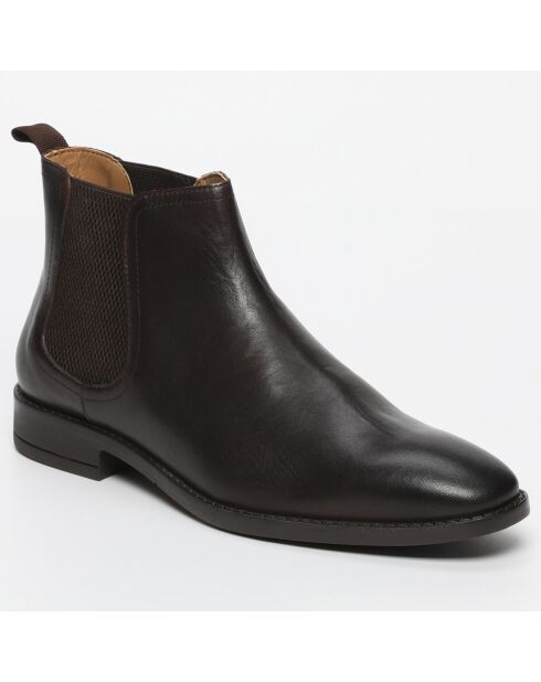 Chelsea Boots en Cuir Brooklyn marrons