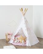 Tipi 5 Pieds blanc - 130x130x160 cm