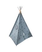Tipi 5 Pieds bleu  - 130x130x160 cm