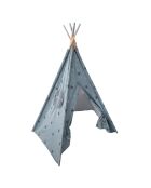 Tipi 5 Pieds bleu  - 130x130x160 cm