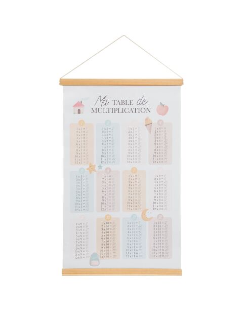 Kakemono bi face multicolore - 40x2x65 cm