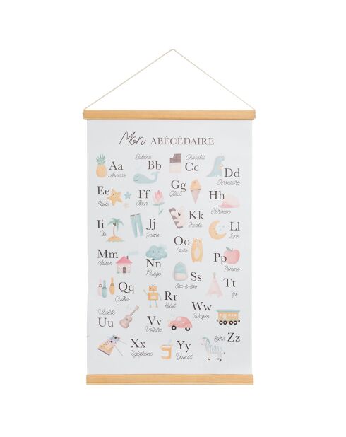 Kakemono bi face multicolore - 40x2x65 cm