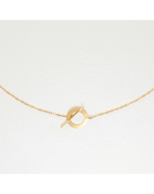 Collier Tara or jaune