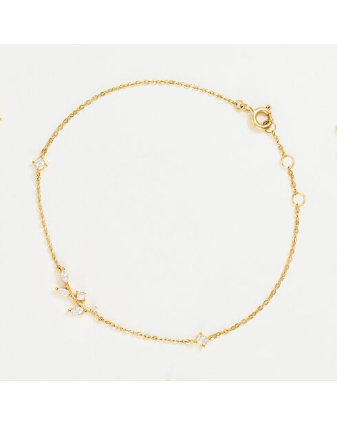 Bracelet Lindos Zirconium or jaune