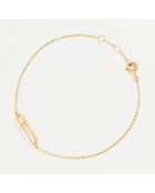 Bracelet Frias Zirconium or jaune