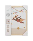 3 Cadres Circus beiges - 30x1.5x40 cm