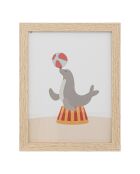 3 Cadres Circus beiges - 30x1.5x40 cm