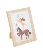 3 Cadres Circus beiges - 30x1.5x40 cm
