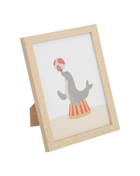 3 Cadres Circus beiges - 30x1.5x40 cm
