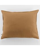 Taie d'oreiller en Flanelle Candice camel