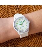 Montre Femme en Silicone Ice Solar Power Small 3H blanche