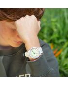 Montre Femme en Silicone Ice Solar Power Small 3H blanche