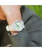 Montre Femme en Silicone Ice Solar Power Small 3H blanche