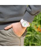 Montre Femme en Silicone Ice Solar Power Small 3H blanche
