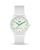 Montre Femme en Silicone Ice Solar Power Small 3H blanche