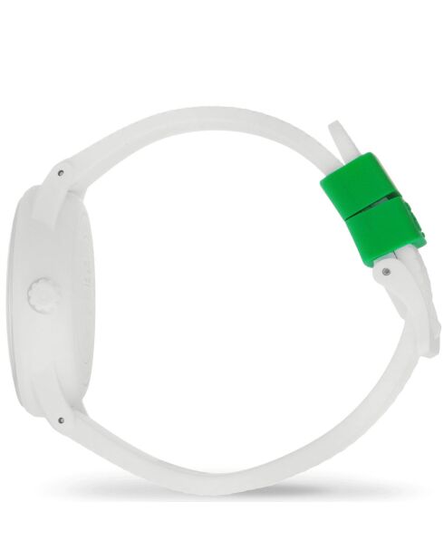 Montre Femme en Silicone Ice Solar Power Small 3H blanche