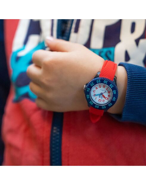 Montre Enfant en Silicone Ice Cartoon Extra Small 3H rouge/bleu