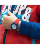 Montre Enfant en Silicone Ice Cartoon Extra Small 3H rouge/bleu