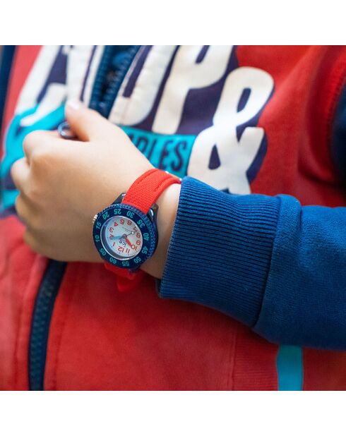 Montre Enfant en Silicone Ice Cartoon Extra Small 3H rouge/bleu
