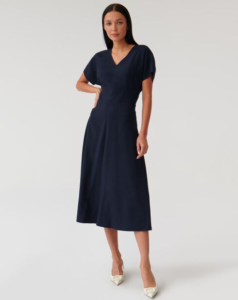 Marineblauwe jurk Oktawia